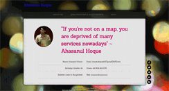 Desktop Screenshot of ahasanulhoque.com
