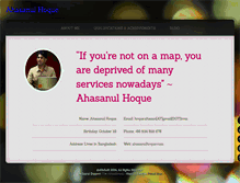 Tablet Screenshot of ahasanulhoque.com